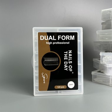 Górne formy NAILSOFTHEDAY Dual form Square (Type 6) 120 szt - Фото №4
