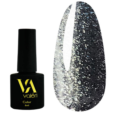 Гель-лак VALERI Color №103 серебристый с микроблеском 6 мл (VA103) - Фото №1