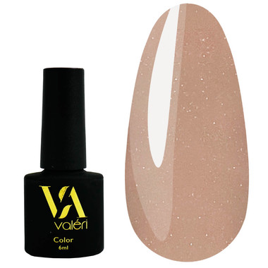 Gel polish VALERI Color № 029 coffee with milk with microshine 6 ml (VA29) - Фото №1