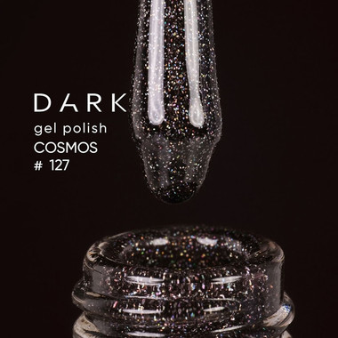 Гель-лак DARK Cosmos 127 темно-вишневый светоотражающий 10 мл - Фото №2
