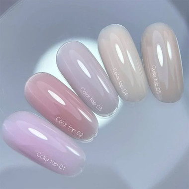 Топ NAILSOFTHEDAY Color top 02 розовый нюд 10 мл - Фото №2