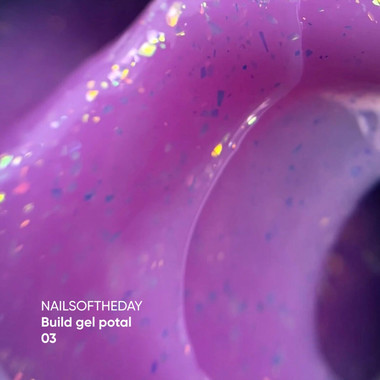 Żel budujący NAILSOFTHEDAY Build gel potal 03 różowy 15 ml - Фото №2