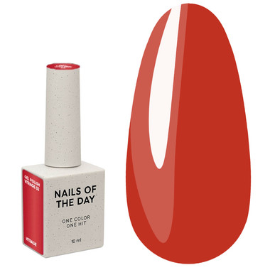 Lakier hybrydowy NAILSOFTHEDAY Vitrage 02 witrażowy czerwony 10 ml - Фото №1