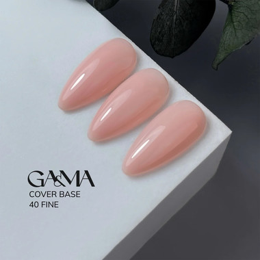 База для ногтей GA&MA Cover Base №040 Fine Limited (формула одного слоя) молочный беж 30 мл (7702974) - Фото №2