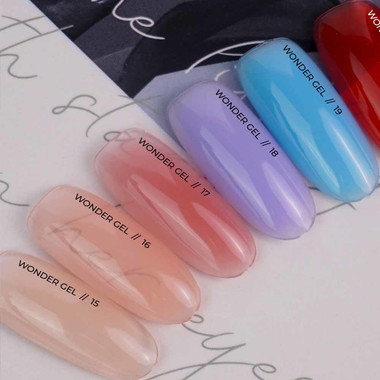 Żel do przedłużania Siller UV/LED One Phase Wonder Gel №17 brzoskwiniowo-różowy 30 ml (NF-00021885) - Фото №3