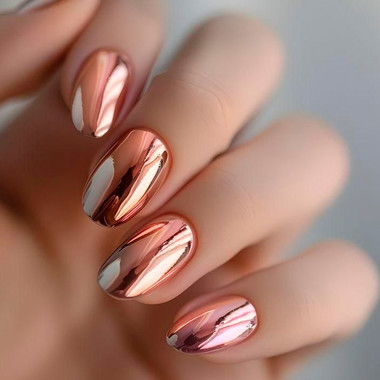 Fashionable Manicure 2025 (Rose Gold)