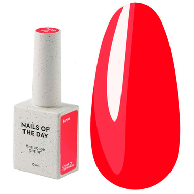 Lakier hybrydowy NAILSOFTHEDAY Color of the month March 2025 Samba 10 ml - Фото №1