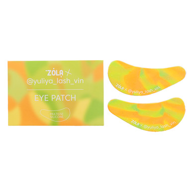Multifunctional silicone patches ZOLA x Yuliya Lash Vin green-orange