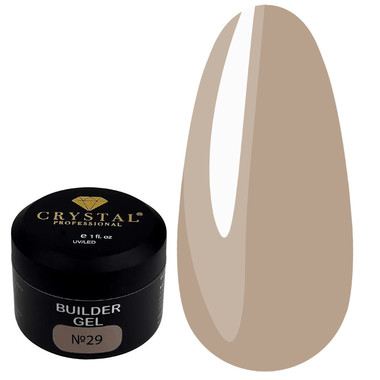 Żel budujący Crystal Builder Gel №29 kremowo-brązowy 15 ml - Фото №1