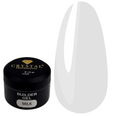 Гель для наращивания Crystal Builder Gel Milk 30 мл - Фото №1