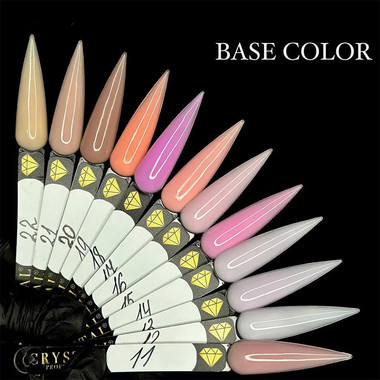 База для ногтей Crystal Base Color №17 бледно-розовый 12 мл - Фото №2