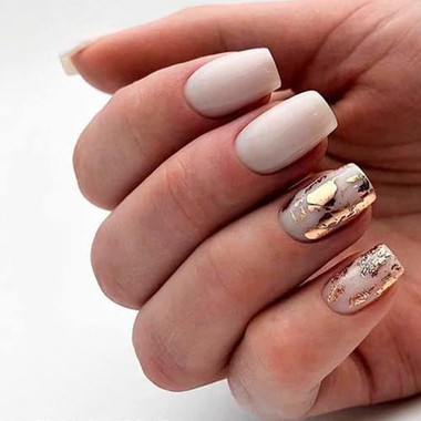 Milk manicure