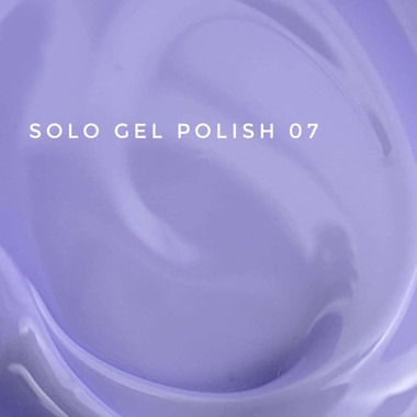 Гель-лак Touch Solo Gel Polish 07 однофазный 3в1 светло-фиолетовый 9 мл - Фото №2