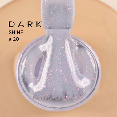 База DARK PRO base Shine 20 фиолетовый с розовым шиммером 15 мл - Фото №2