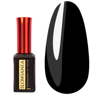 Lakier hybrydowy Slowianka 777 Carbon Black 10 g - Фото №1