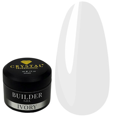 Гель для наращивания Crystal Builder Gel IVORY 30 мл - Фото №1