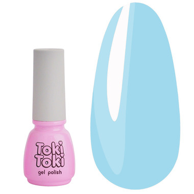 Lakier hybrydowy Toki-Toki № 084 jasny lazur 5 ml - Фото №1
