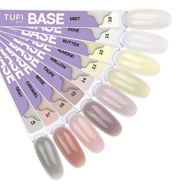 Baza hybrydowa TUFI profi Cover base coat 17 Caramel 10 ml (0326536) - Фото №4