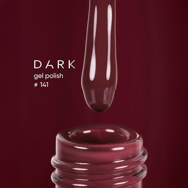 Lakier hybrydowy DARK New collection 141 sliwka 10 ml - Фото №2