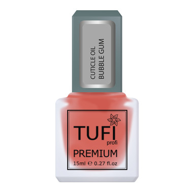 SALE Масло для кутикулы TUFI profi PREMIUM с кисточкой жвачка 15 мл (0104192) - Фото №1
