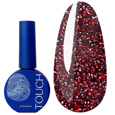 Гель-лак TOUCH Space gel polish 08 бордовый светоотражающий 9 мл - Фото №1