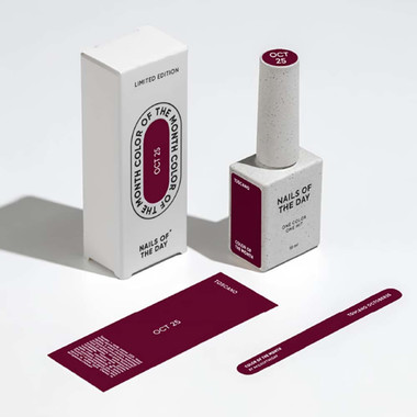 Lakier hybrydowy NAILSOFTHEDAY Color of the month October 2025 Toscano, 10 ml - Фото №6