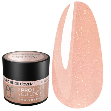 Гель для наращивания PALU PRO LIGHT BUILDER GOLD BEIGE COVER 45 мл - Фото №1