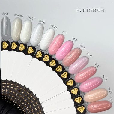 Гель для наращивания Crystal Builder Gel Clear 15 мл - Фото №2