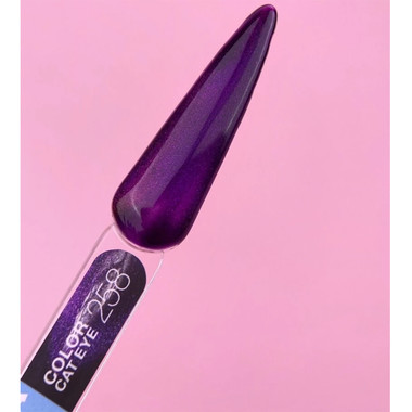 Гель-лак LUNA Color Cat Eye 258 фуксия, фиолетовый 8 мл (047-4123-1230) - Фото №3