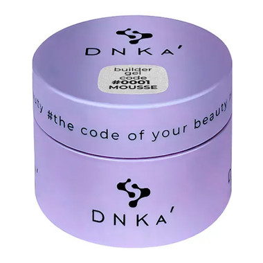 Żel do paznokci DNKa Builder Gel Mousse 0001 przezroczysty 30 ml - Фото №1