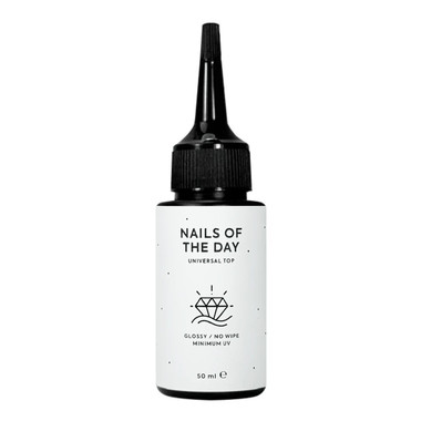 Топ NAILSOFTHEDAY Universal top без липкого слоя с минимальным содержанием уф-фильтров 50 мл - Фото №1