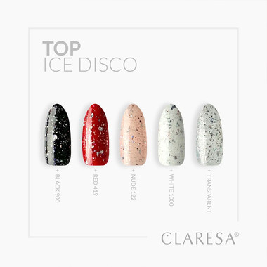 Top hybrydowy Claresa TOP NO WIPE ICE DISCO 5 g - Фото №5