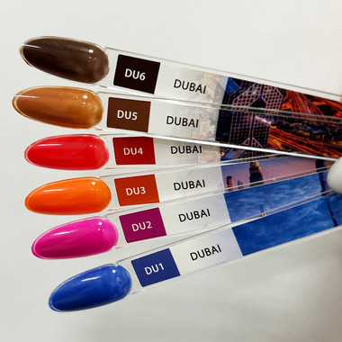 Lakier hybrydowy PALU Dubai DU3 pomarańczowy 11 ml - Фото №4