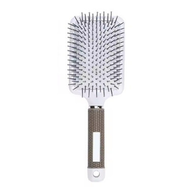 White flat hair brush - Фото №1