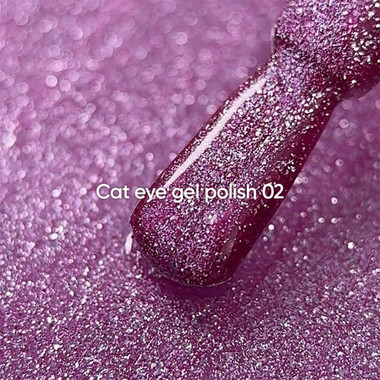 Гель-лак NAILSOFTHEDAY Cat Eye Gel Polish 02 розовый 6 мл - Фото №2
