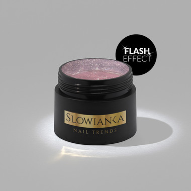 Гель для наращивания Slowianka CANDY FLASH COVER - ideal tixotropic 15 г - Фото №2