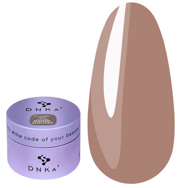 Żel do paznokci DNKa Builder Gel Mousse 0010 czekolada mleczna 30 ml - Фото №1