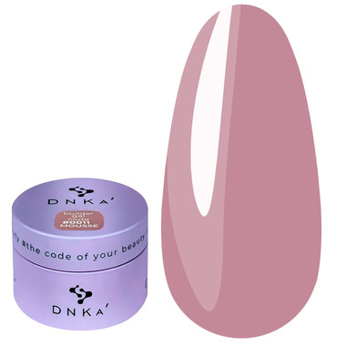 Żel do paznokci DNKa Builder Gel Mousse 0011 zakurzona róża 30 ml - Фото №1