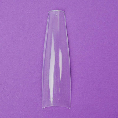 Żelowe tipsy TUFI profi Half Cover Soft Gel Tips Baletnica Przezroczysty 240 szt (0326344) - Фото №5