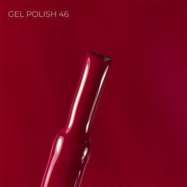 Lakier hybrydowy Touch Gel Polish 46 malinowo-czerwony 9 ml - Фото №2