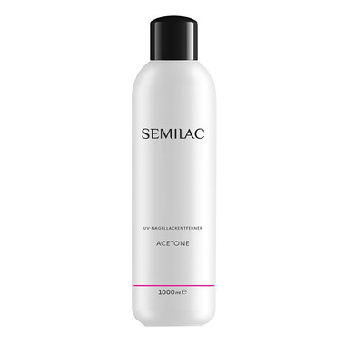 Средство для снятия гель-лака Semilac Acetone 1000 мл - Фото №1