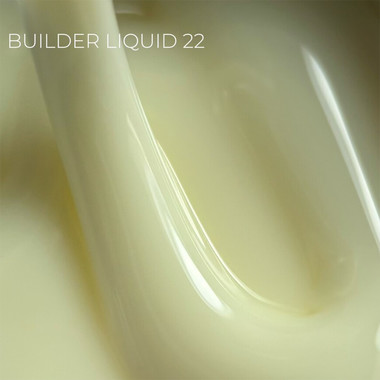 Гель для наращивания Touch Builder liquid 22 светло-желтый 15 мл - Фото №2