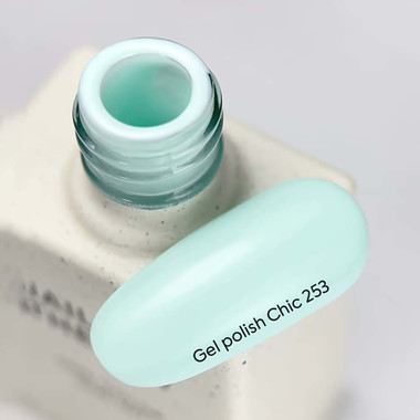 Lakier hybrydowy NAILSOFTHEDAY 253 Chic pastelowy turkus 10 ml - Фото №3