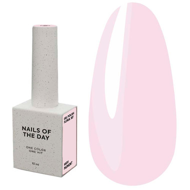 Lakier hybrydowy NAILSOFTHEDAY 187 Floria pastelowy róż 10 ml - Фото №1