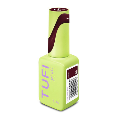 Lakier hybrydowy TUFI profi REDLINE 08 Merlot bordowy 10 ml (0331248) - Фото №8