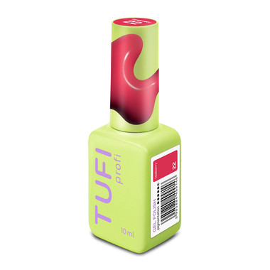 Lakier hybrydowy TUFI profi PANTONE 22 Teaberry jagodowy różowy 10 ml (0331535) - Фото №4