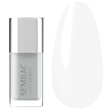 Klasyczny lakier do paznokci Semilac Nail Lacquer 108 Classic White 9 ml - Фото №1