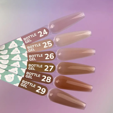 Żel budujący YOUARECUTE Bottle Gel 29 jasnobrązowy 5 ml (994-5621-1637) - Фото №4