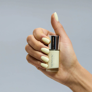 Klasyczny lakier do paznokci Semilac Nail Lacquer 122 Butter Yellow 9 ml - Фото №5
