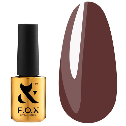 Lakier hybrydowy FOX Spectrum 033 brązowy 7 ml - Фото №1